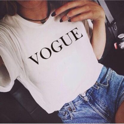 Casual Female T-shirts Plus Size S-L Harajuku Summer T Shirt Women Fashion VOGUE Printed T-shirt Woman Tee Tops Clothing - Image 6