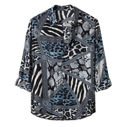 shirt camisa masculina men shirt men camisas hombre chemise homme streetwear camisa social masculin Print Long Sleeve рубашка Z4 - Image 3