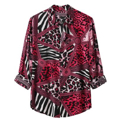 shirt camisa masculina men shirt men camisas hombre chemise homme streetwear camisa social masculin Print Long Sleeve рубашка Z4 - Image 4