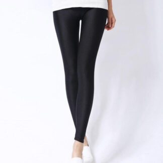2019 New Spring Solid Candy Neon Leggings for Women High Stretched Female Legging Pants Girl Clothing Leggins Plug Size